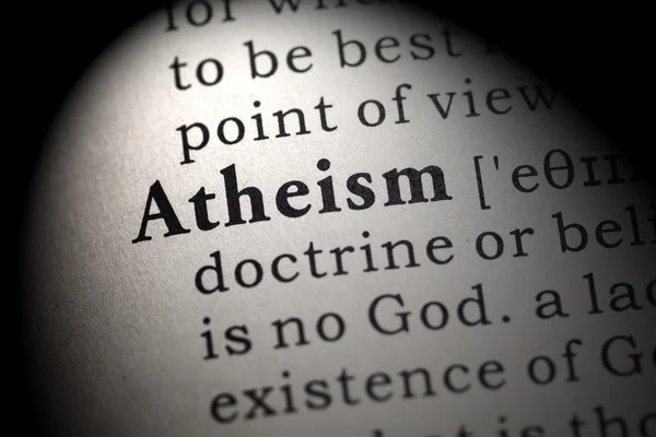 The word Atheism in the dictionary